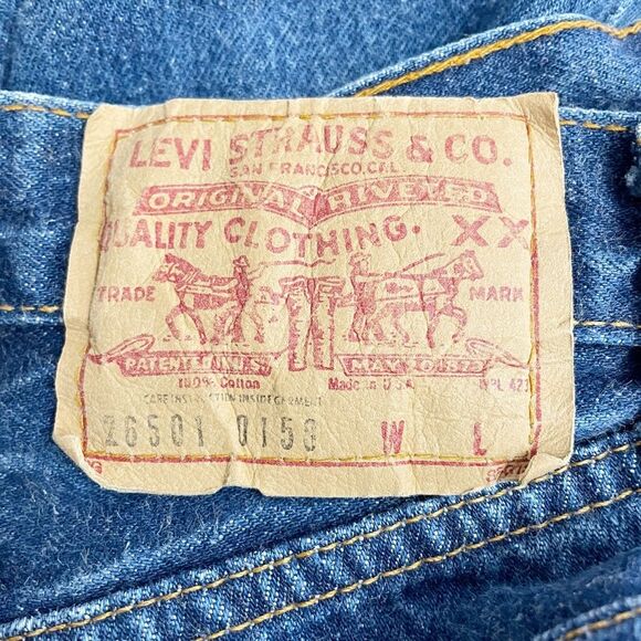 Levi’s 501 Women's Jeans Size 27 | 4 Vintage 80s 26501 Medium Wash Straight Leg - Picture 8 of 11